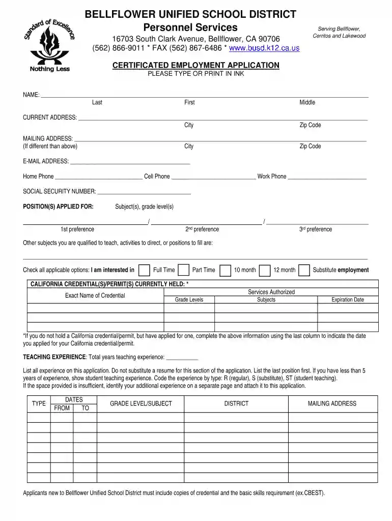 bellflower unified school district salary schedule Preview on Page 1