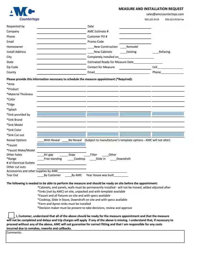 amc request Preview on Page 1