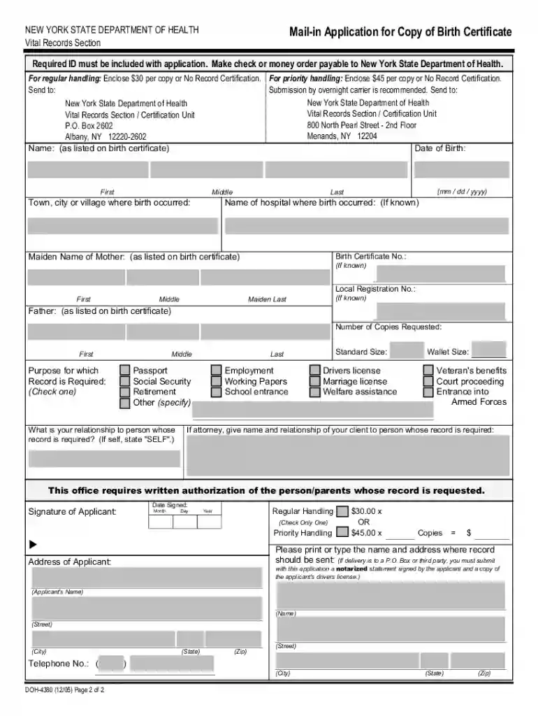 form doh 4380 Preview on Page 1