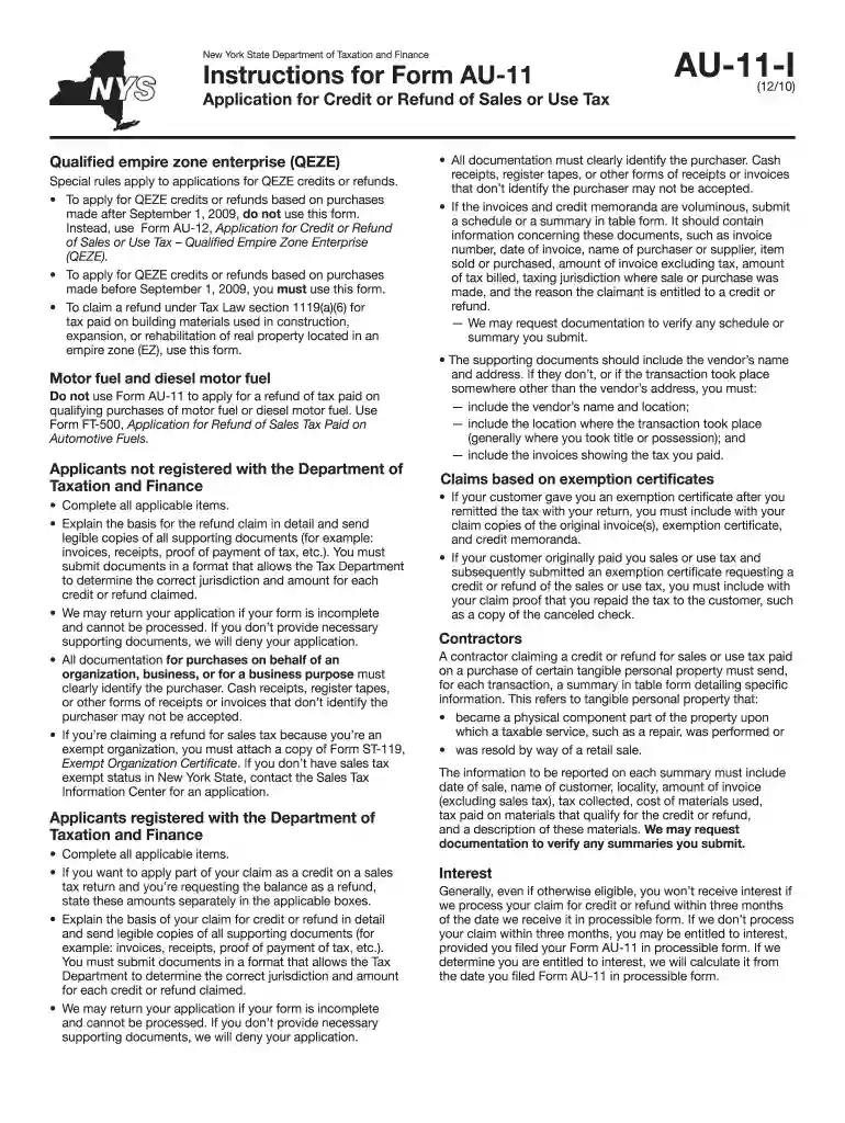 au 11 form Preview on Page 1