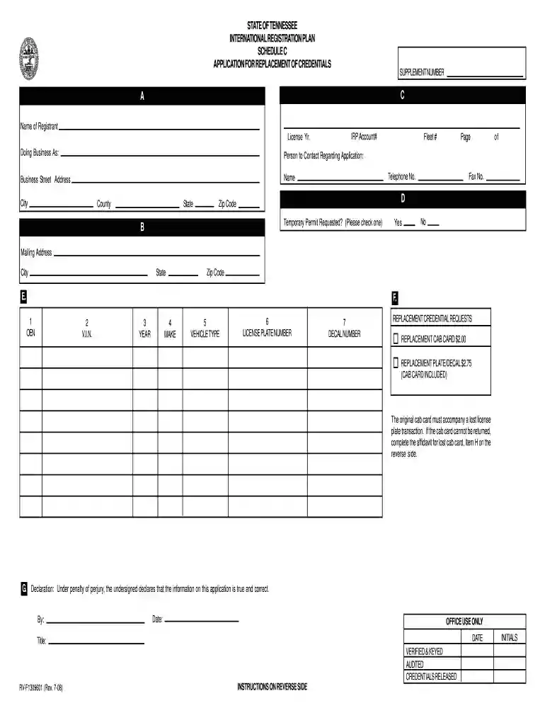 tennessee apportioned plates Preview on Page 1