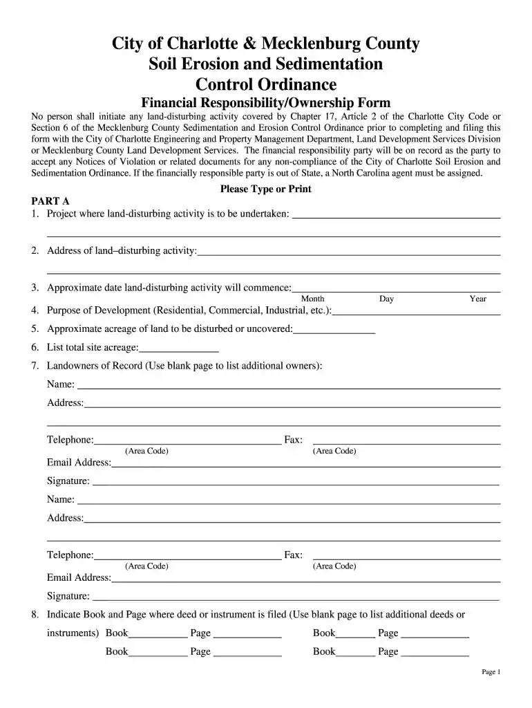nc mecklenburg financial reponsibility Preview on Page 1