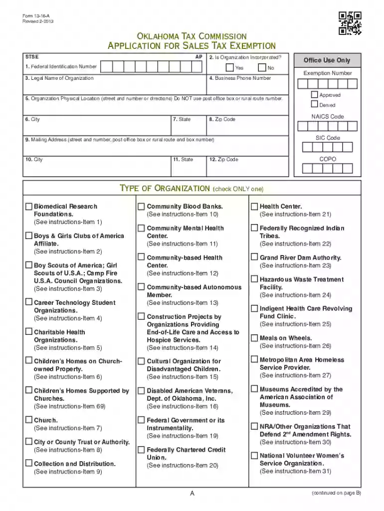 new oklahoma tax exempt card Preview on Page 1
