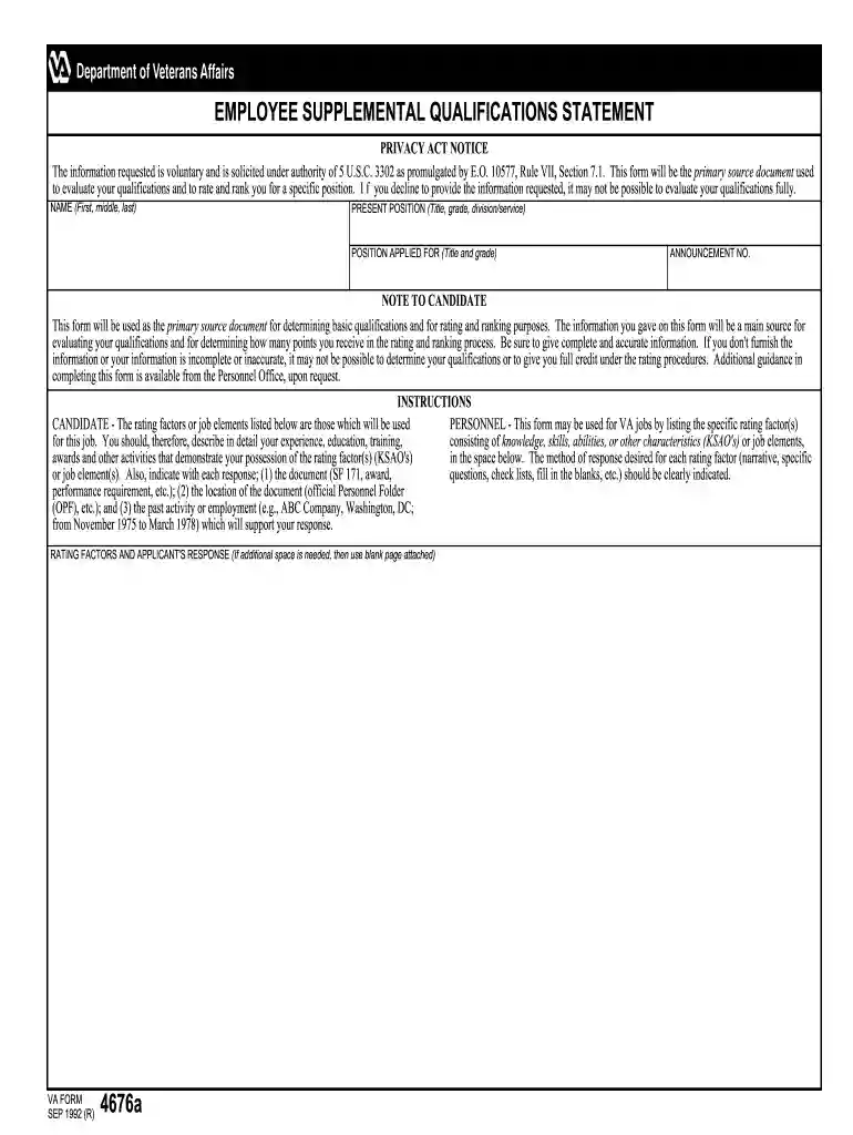 employee supplemental statement Preview on Page 1