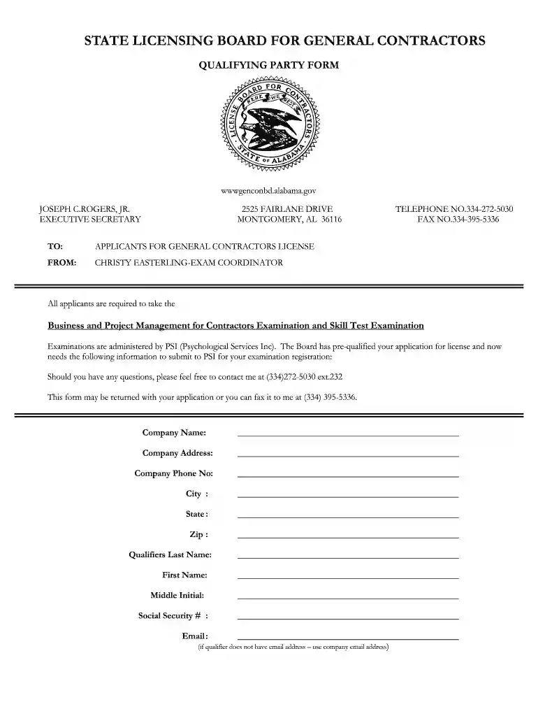 qualifier in application form Preview on Page 1