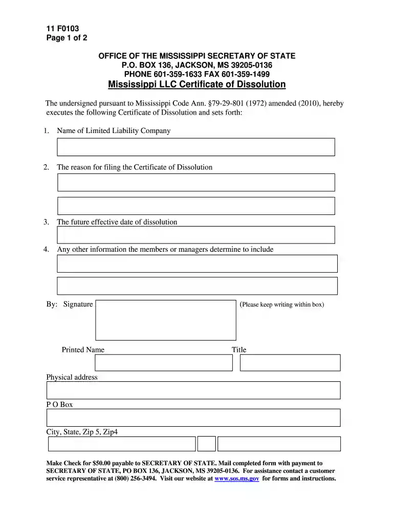 letter of dissolution template Preview on Page 1