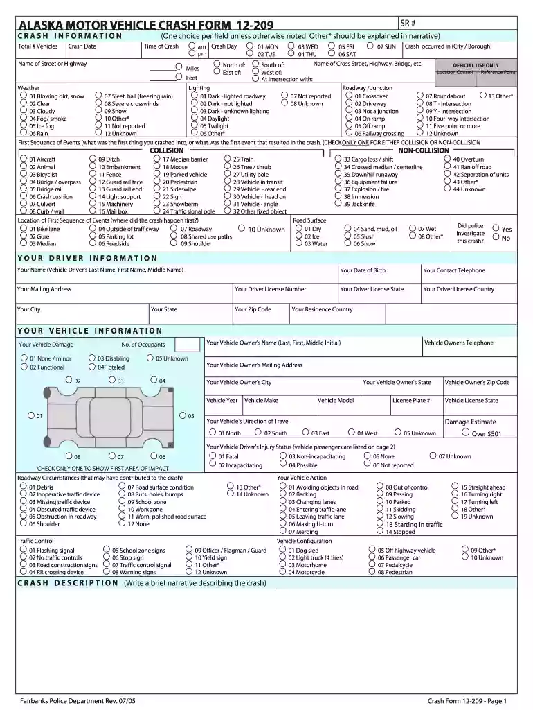 car accident report form Preview on Page 1