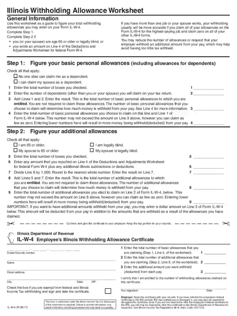 il form w 4 Preview on Page 1