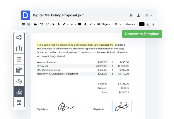 Sign eSignatures