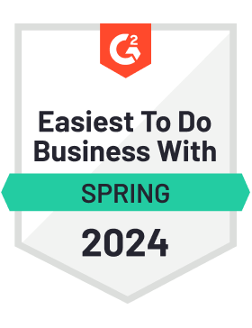 Easiest to do business with: Spring 2024