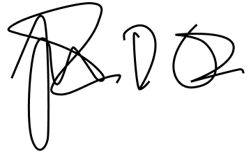 Signature example