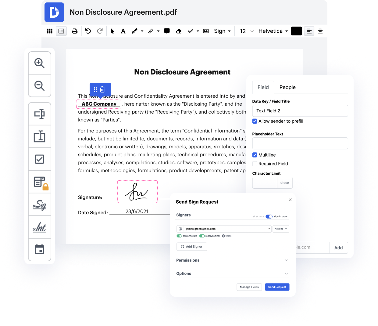 Add link to pdf on computer online dochub