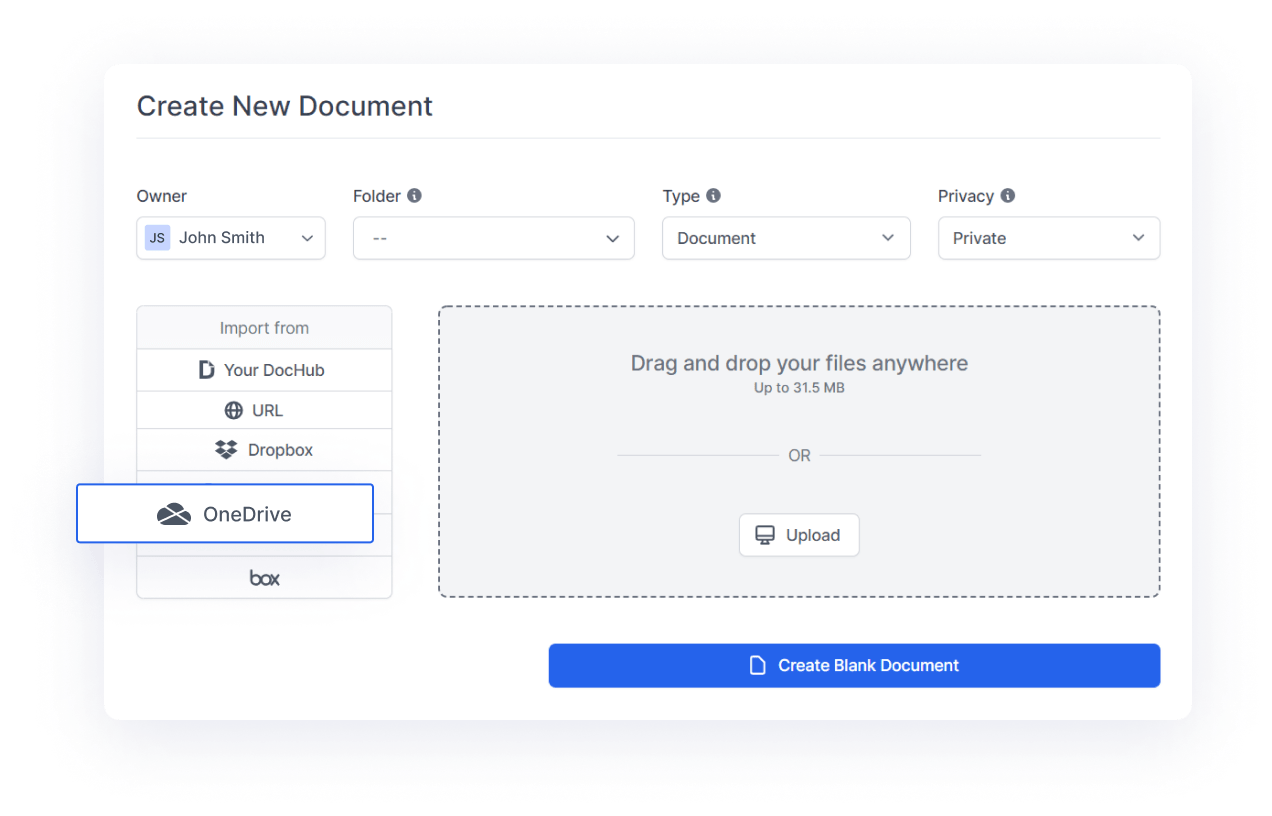 DocHub For OneDrive Integration To Boost Your Efficiency