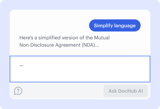 Ai To Simplify Pdf Your Seamless Document Assistant Dochub
