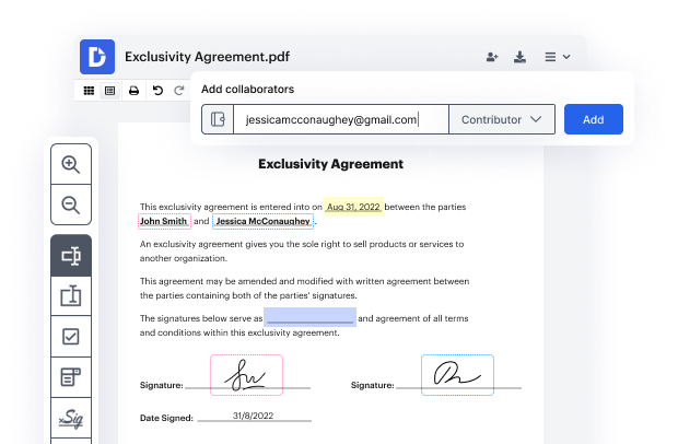 Sign eSignatures