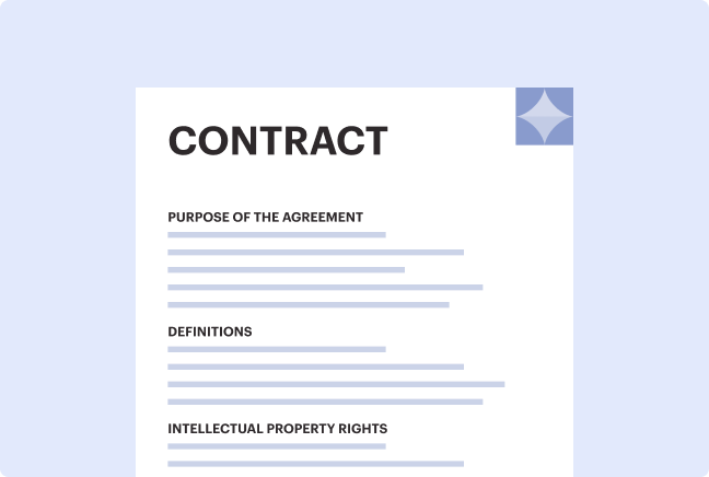 Sales contracts illustration