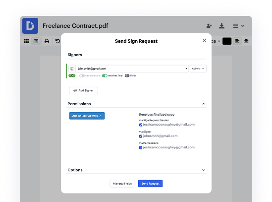 Build PDF forms