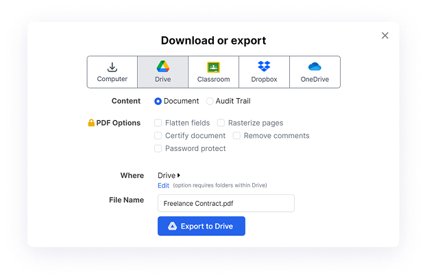 Build PDF forms