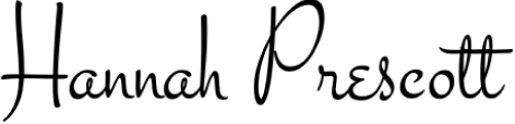 Signature example
