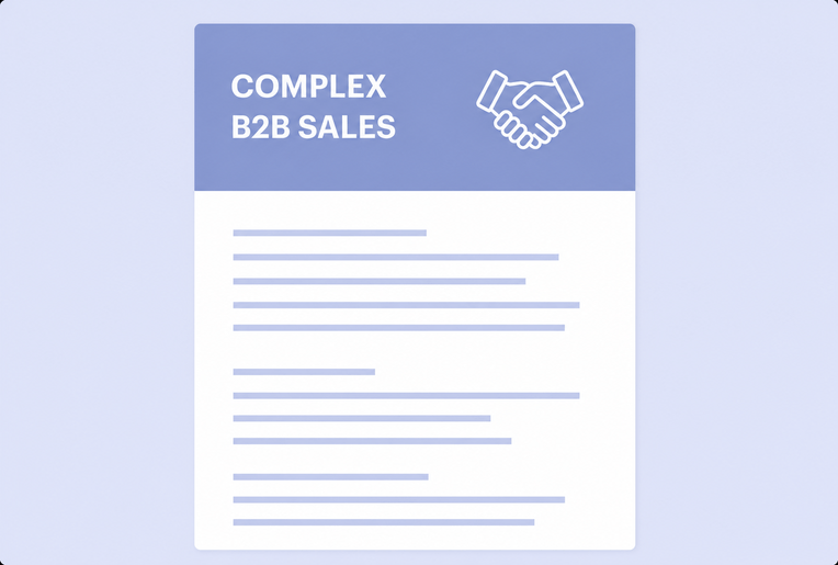 Complex B2B sales