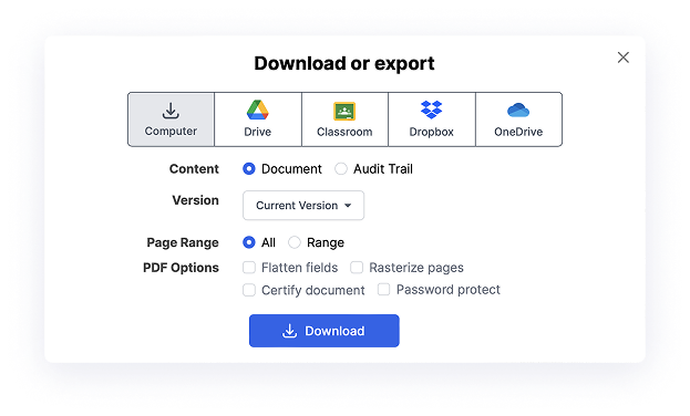 Build PDF forms