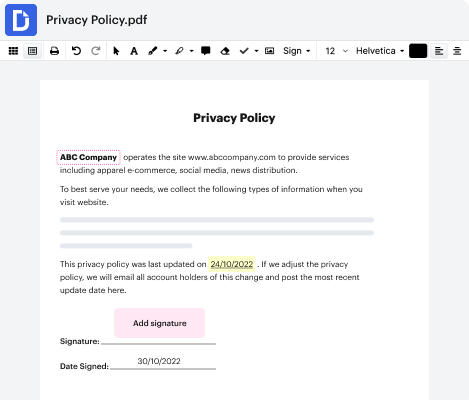 Digital Signature to PDF Export - Fast Reports