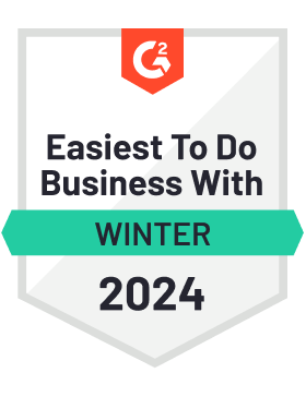 Easiest to do business with: Winter 2024