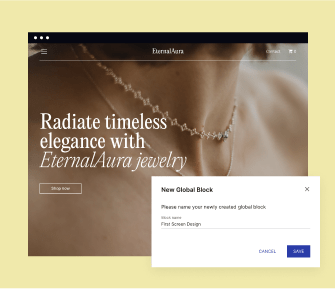 Stop wasting time recreating the same landing page content for your e-commerce ads. Replicate and update on-brand content with a single click using Global Blocks.
