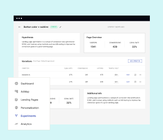 Relevance and conversion rate optimization begins with precise A/B testing, analytic insights, and understanding visitor behavior. Instapage has every tool you need to test, optimize, and achieve higher ROI.