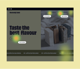 Use heatmaps to get insights into shoppers' behavior on your page. Then, A/B test different versions of your landing page to find out which one converts better and brings in more sales.
