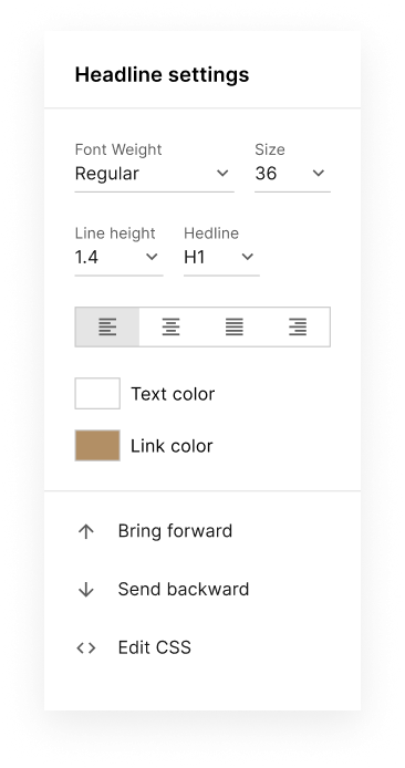 HTML/CSS optimized mission and vision page template | Instapage