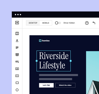 Drag &amp; drop editor
