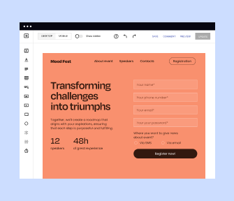 Make forms uniquely yours