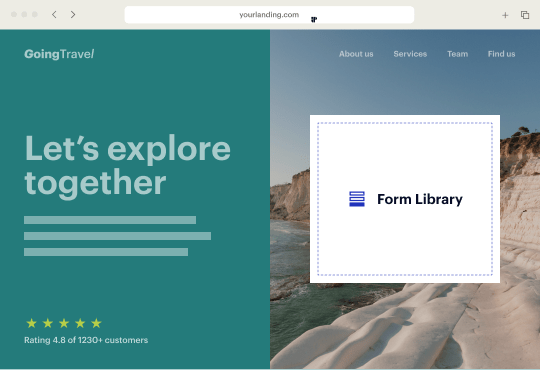 Launch your landing pages faster