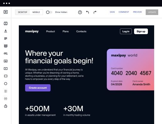 Scale pages and conversions