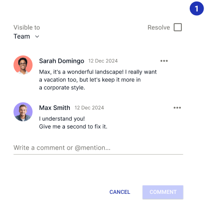 Built-in collaboration