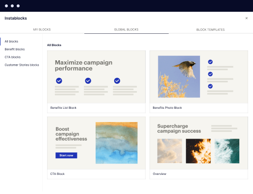 Easier page building without coding