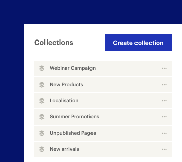 Turn any page into a Collection
