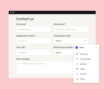 Simplify lead data collection
