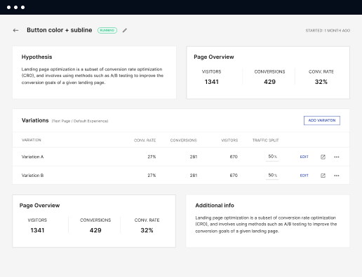 Launch your product page faster