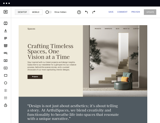 Easy to build without coding